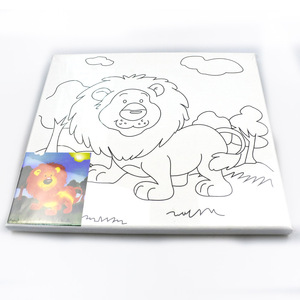 Cina promozionale del commercio all'ingrosso del tessuto logo <span class=keywords><strong>disegno</strong></span> pinze allungato acrilico pittura su <span class=keywords><strong>tela</strong></span> - Product Image 2