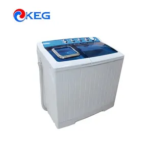 Máquina de lavar roupas twin de plástico, máquina de lavar roupas para casa com 10kg