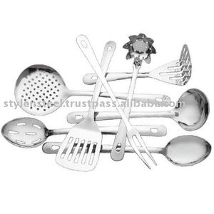 Utensilio de cocina, Juego de Herramientas de cocina de acero inoxidable, utensilios de cocina para frutas y verduras, baratos, multifunción - Product Image 1