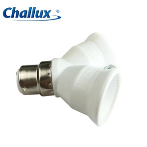 Dual <strong>B22</strong> <strong>Base</strong> Led Socket Converter Light Holder Bulb E27 <strong>Adapter</strong> - Product Image 2