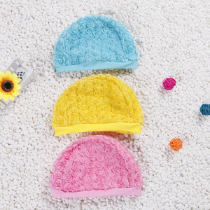 <span class=keywords><strong>Gorro</strong></span> <span class=keywords><strong>de</strong></span> baño <span class=keywords><strong>de</strong></span> poliéster con diseño <span class=keywords><strong>de</strong></span> flor pequeña <span class=keywords><strong>para</strong></span> <span class=keywords><strong>niñas</strong></span> - Product Image 3