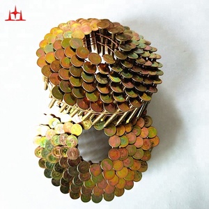 Mỹ tiếp thị 1-1/4 "x0.120" mạ kẽm 15 dây hàn cuộn dây 7200pcs Đầu lớn ảnh hưởng bostitch cuộn dây lợp móng tay - Product Image 4