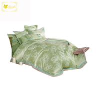 Parure de lit en Jacquard multicolore, ensemble de literie en tissu, couverture, drap, taies d'oreillers