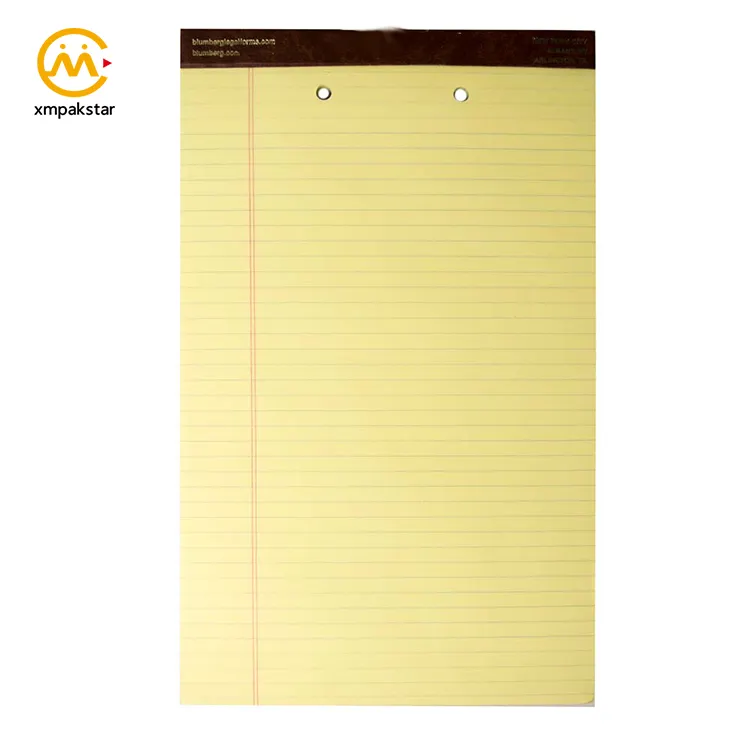 Custom logo decorative recycle paper legal writing memo notepad note pad with perforation