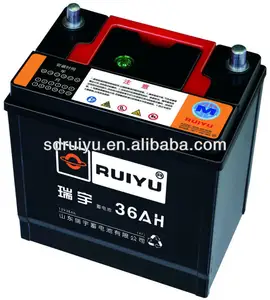 ตะกั่วกรดS MF 12โวลต์แบตเตอรี่รถยนต์6-QW-36 38B20 12V36AH