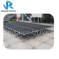 Escenario Portátil Plegable y Ensamblable para Conciertos y Eventos en Venta