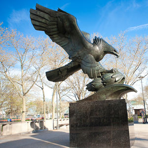 Molde de águila artificial de alta calidad, halcón personalizado para decoración de jardín - Product Image 4