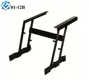 Furniture Bedroom Stand Rack Bracket with Built-in Spring Lift up 9.84 Inch Modern Lift Up Storage Coffee Table Desk Mechanism