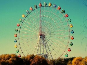 Bambini parco giochi attrezzature di divertimento all'aperto articoli giro attraente 120 m Truss Tipo Ruota Panoramica Giro del Parco di Divertimenti In Vendita - Product Image 3