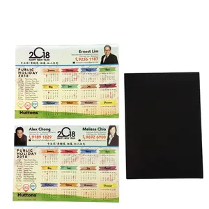 2025 2026 Nhà Máy Trực Tiếp Tùy Chỉnh 3D Thiết Kế Giấy Lịch Tủ Lạnh Nam Châm Chết Cắt Kinh Doanh Phong Cách Thẻ Với Mạnh Mẽ Từ Sticker - Product Image 2