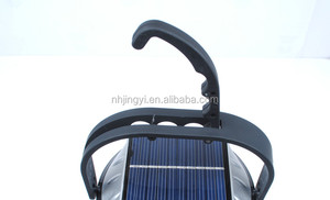 Linterna de Camping LED Recargable con Dinamo Solar, Resistente al Agua, Cuerpo de ABS Blanco, Negro y Dorado, para Uso en Exteriores, 36 LED - Product Image 5