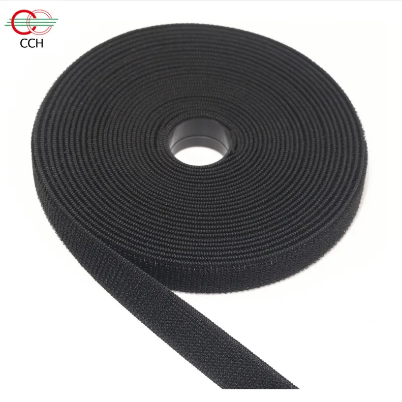 Custom elastic hook and loop strap band elastic book strap stretch hook and loop