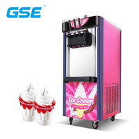 Mesin Gelato Es Krim Italia Pembuat Es Krim Batch Komersial Mesin Sorbet Gelato Lembut Mesin Es Krim
