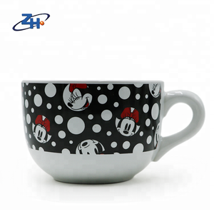 Calcomanía <span class=keywords><strong>de</strong></span> diseño <span class=keywords><strong>de</strong></span> <span class=keywords><strong>Mickey</strong></span> <span class=keywords><strong>Mouse</strong></span> <span class=keywords><strong>de</strong></span> alta calidad, taza <span class=keywords><strong>de</strong></span> sopa <span class=keywords><strong>de</strong></span> gres con asa, regalo - Product Image 3