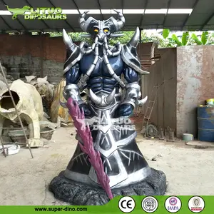 Fibra de vidro GRP Estátua Kassadin Personagem Do Jogo Online