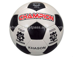 Balón de fútbol personalizable con logotipo de alta calidad, tamaño 5, balones de cuero de PU/PVC para entrenamiento, pelotas de promoción en línea directas de fábrica - Product Image 2