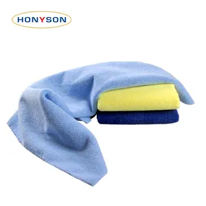 Super Absorbent Customized 40*40cm Coral Fleece Edgeless Laser Cutting Microfiber Car Wash Towel