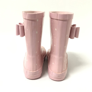 Bambini puntini <span class=keywords><strong>rosa</strong></span> con fiocco hotsell gomma breve <span class=keywords><strong>stivali</strong></span> <span class=keywords><strong>da</strong></span> <span class=keywords><strong>pioggia</strong></span> per i bambini - Product Image 4