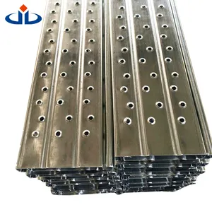 Gerüst Stahlbohle Abmessungen 500-4000mm Länge Bau Feuerverzinktem Stahl Strukturen Gerüstbohlen