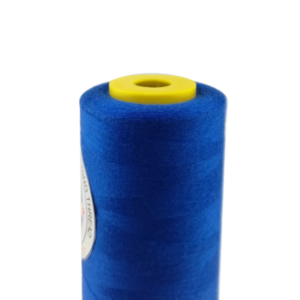 dyed yarns sewing thread 5000m 100% polyester 40 2 5000m staple fiber sewing thread