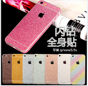 2016 vente chaude mobile téléphone d'accessoires complet body glitter peau autocollant pour l'<span class=keywords><strong>iphone</strong></span> 5 <span class=keywords><strong>5S</strong></span> - Product Image 6