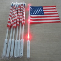 USA Amérique acclamant le bâton de drapeau LED allument des bâtons lumineux pour le festival
