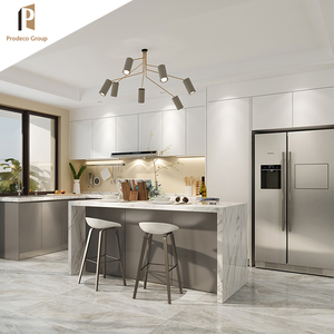 Gabinetes de Cocina Modernos Listos <span class=keywords><strong>para</strong></span> Armar, Gabinetes de Cocina de Alto Brillo - Product Image 4
