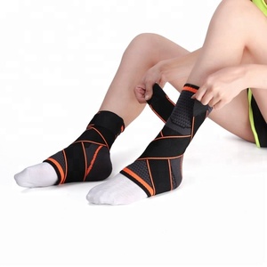 <span class=keywords><strong>Tobillera</strong></span> de doble cinturón transpirable de compresión ajustable para el dolor - Product Image 5