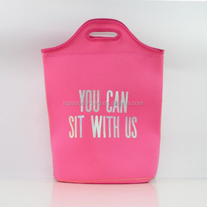 2025 Wieder verwendbare isolierte rosa Neopren-Lunch-Kühltasche mit großer Kapazität für Erwachsene - Product Image 1