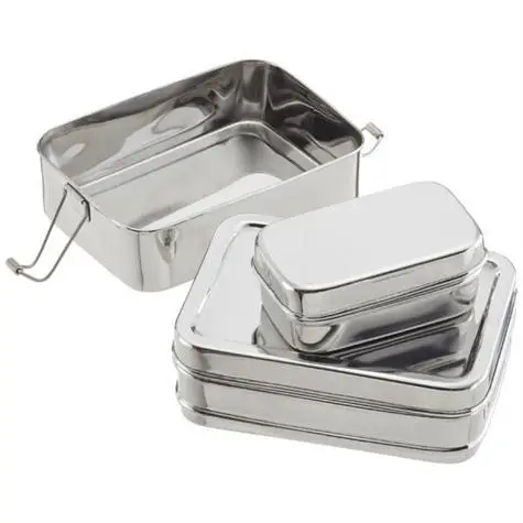 Neues Design Tiffin-Lunchbox Stilvolles Tiffin aus Edelstahl/Schule