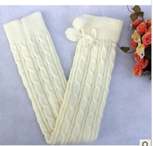 Inverno Caldo Calzini Lunghi Delle Donne Sopra Il Ginocchio Calze Cavo di Lana Spessa Calze Alta Della Coscia Calze di Avvio - Product Image 2