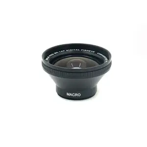 0.38X, 37 mm फैक्टरी प्रत्यक्ष मोबाइल फोन fisheye लेंस