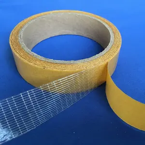 Fiberglass Seal Tape Double Sided Strong Adhesive Fiberglass Reinforced Filament Strapping Tape For Strip Sealing SPD-330