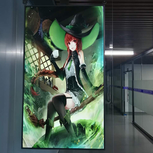 1.98cm cực mỏng Trần 55 "trong nhà treo hệ thống hiển thị quảng cáo phương tiện truyền thông hai mặt kỹ thuật số biển - Product Image 4