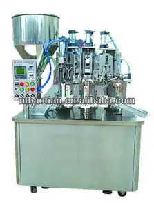 Semi-automatic Potato Paste Plastic Tube Filling And Sealing Machine