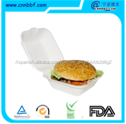 Fuente del <span class=keywords><strong>restaurante</strong></span> de <span class=keywords><strong>bagazo</strong></span> de caña de azúcar de embalaje desechable caja de hamburguesa - Product Image 3