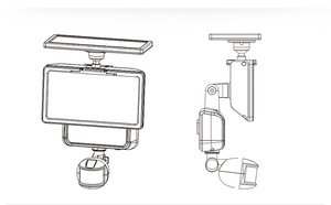 Panel solar de alta calidad con <span class=keywords><strong>bombilla</strong></span> <span class=keywords><strong>pequeña</strong></span> luz led de sensor de movimiento - Product Image 5