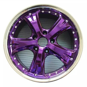 Revêtement noir en alliage de <span class=keywords><strong>peinture</strong></span> chromée <span class=keywords><strong>rouge</strong></span>, nanomètre IVIP, <span class=keywords><strong>jante</strong></span> de voiture - Product Image 4