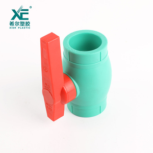 تشجيانغ مصنع عالية الجودة أحدث الأخضر البلاستيك طاعون المجترات الصغيرة الكرة صمام - Product Image 3
