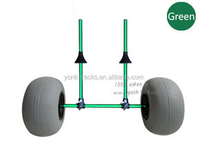 Cochecito de Kayak Yonk de 12 "con ruedas de globo inflables de PU, carrito de playa extraíble de alta capacidad de carga para Kayak/<span class=keywords><strong>canoa</strong></span> - Product Image 2