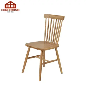 Elegant Nordic Morden Solid Wood Dining Chair for Kitchen and Dining Use Chair supplier Dining room Accent chairs furniture