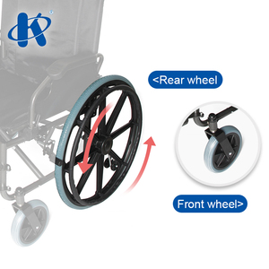 Fauteuil roulant manuel en acier robuste KY951B-56 Kaiyang <span class=keywords><strong>Manufacturers</strong></span> avec repose-pieds réglable médical - Product Image 5