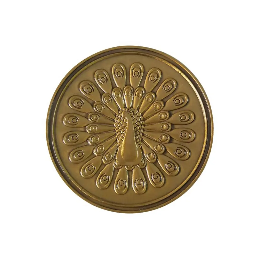 Wholesale fashion design souvenir gift coin metal copper