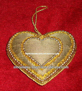 Heart Shape Christmas Decorative Hanging Ornament - Product Image 1