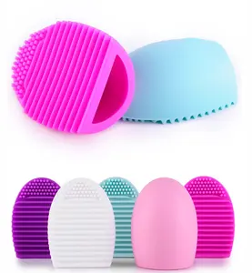 Silicone di Pulizia Uova Pennello Uovo Pennello Cosmetico Detergente Make up Brush Cleaner