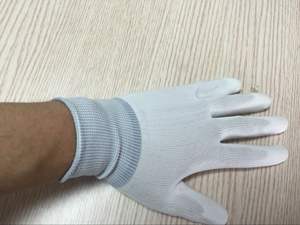 Guantes Antiestáticos Marca LEENOL, Guantes <span class=keywords><strong>ESD</strong></span> con Ajuste al Dedo, Guantes con Logotipo en la Palma - Product Image 3