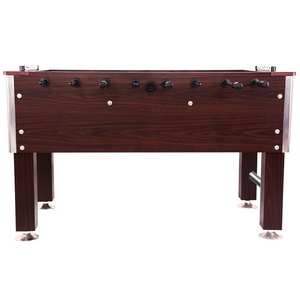 Jeu de table de football Kicker de 56 pouces Couleur de grain de bois <span class=keywords><strong>marron</strong></span> Sports d'intérieur Tables de football pour pieds de bébé - Product Image 2