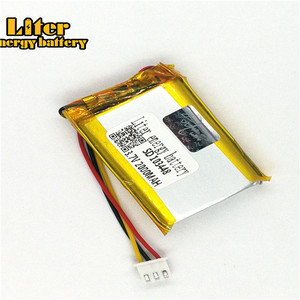 Socket 2.5-3 P 103448 Lithium battery 2000 mah Rechargeable Li Polymer Battery PL LiPo battery with wire - Product Image 3