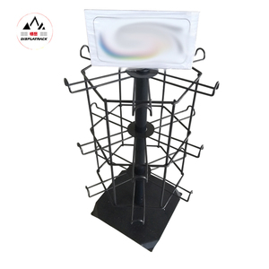 Sunglasses display stand rotating triplex metal display stand