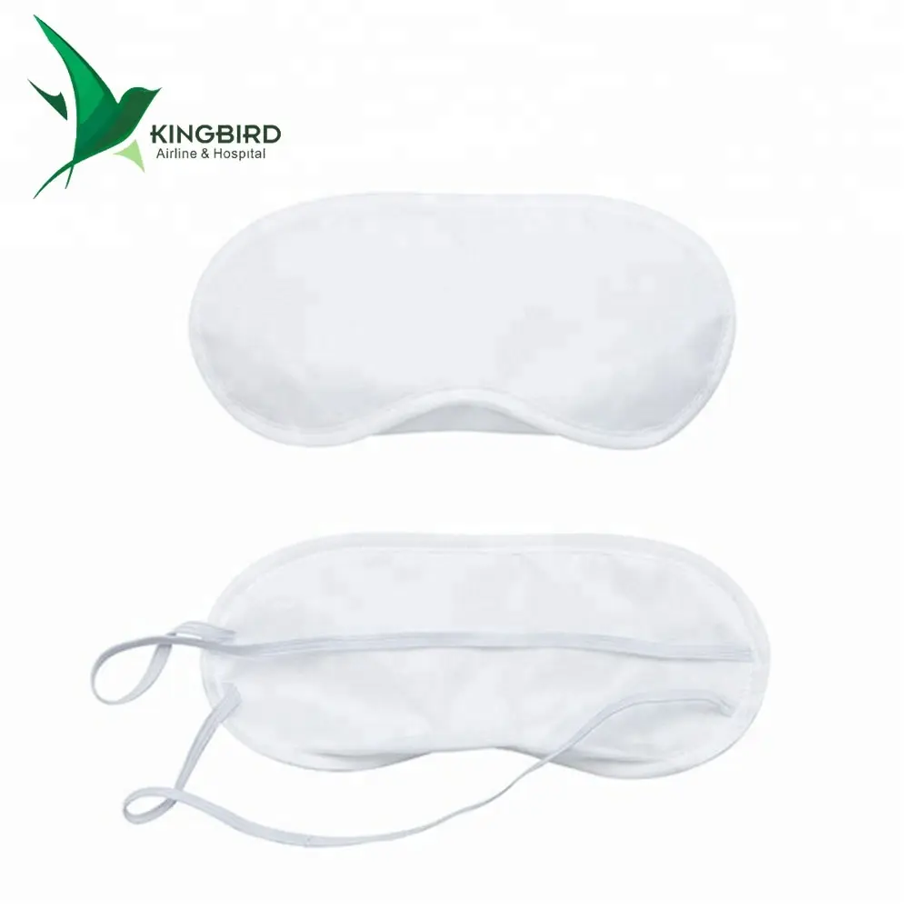 Großhandel hochwertige weiße Polyester Travel tragbare Einweg-Augen maske